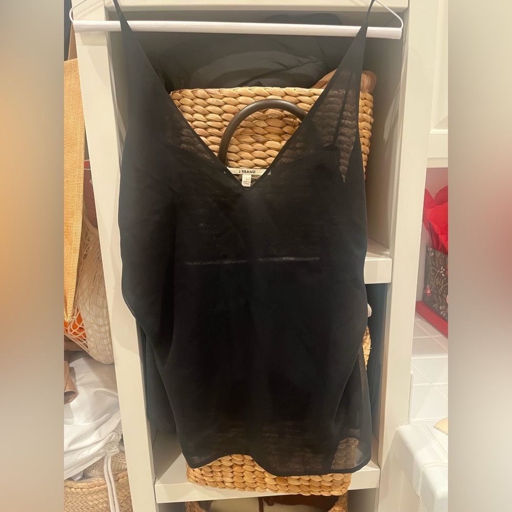 J Brand Black Camisole‎ Top